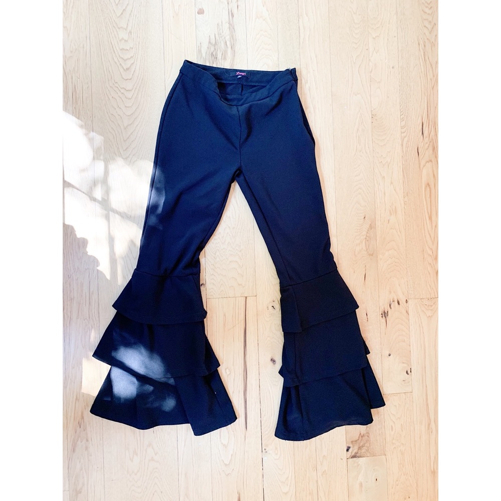 FLARED black pants